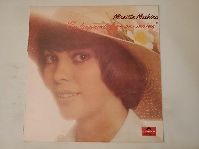 Mireille Mathieu En frappant dans nos mains vinyl record