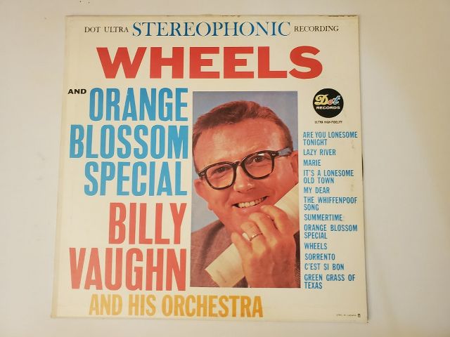 Billy Vaughn and His Orchestra Wheels and Orange Blossom Special vinyl record