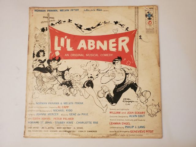 Original Broadway Cast Li'l Abner: An Original Musical Comedy vinyl record