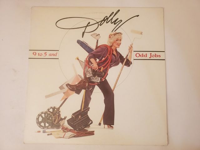 Dolly Parton 9 to 5 and Odd Jobs vinyl record