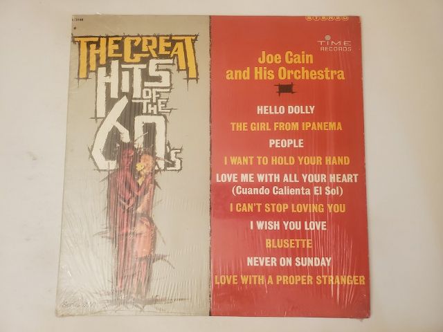 Joe Cain and His Orchestra The Great Hits of the 60's vinyl record