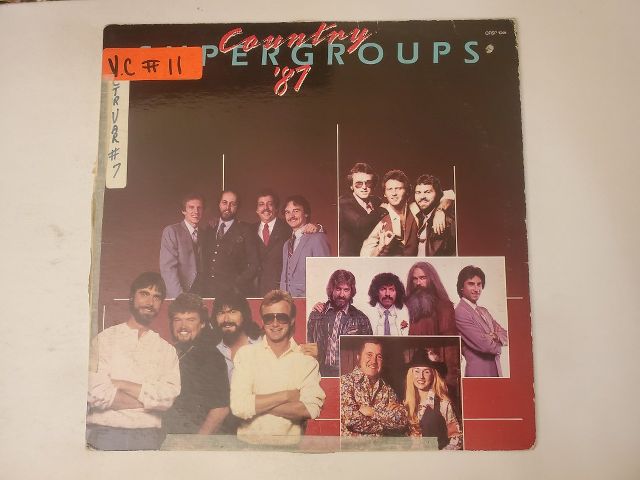 Various Artists Country Supergroups '87 vinyl record
