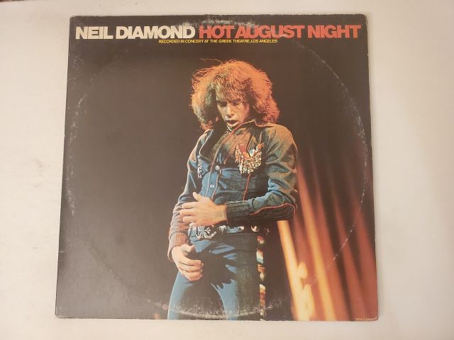 Neil Diamond Hot August Night vinyl record