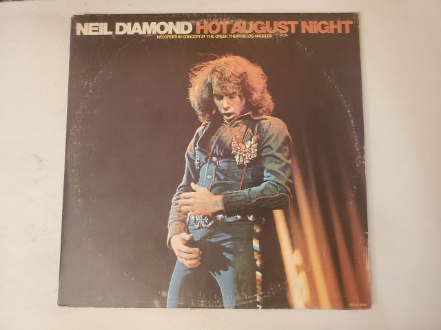 Neil Diamond Hot August Night vinyl record
