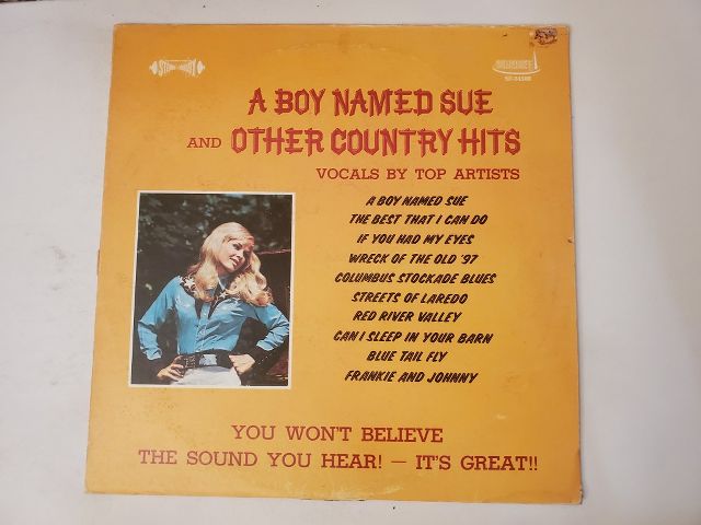 Various Artists A Boy Named Sue and Other Country Hits vinyl record