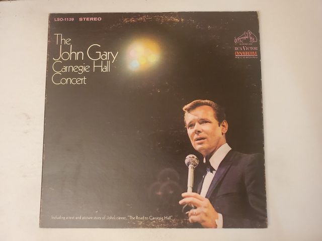 John Gary The John Gary Carnegie Hall Concert vinyl record