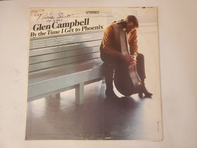 Glen Campbell By the Time I Get to Phoenix vinyl record