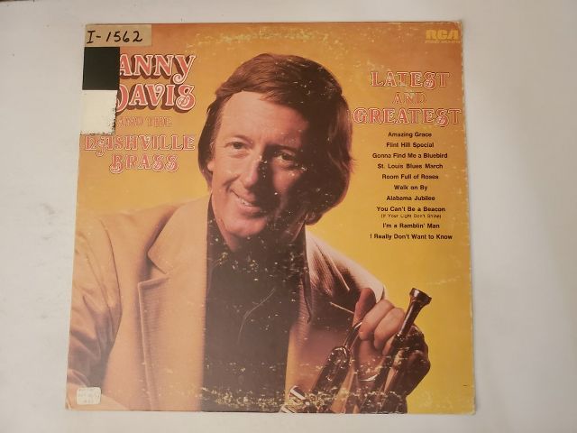 Danny Davis and the Nashville Brass Latest and Greatest vinyl record