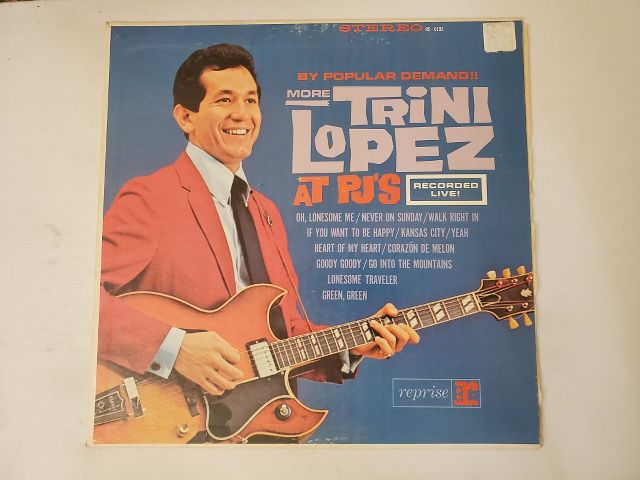 Trini Lopez More Trini Lopez at PJ's vinyl record