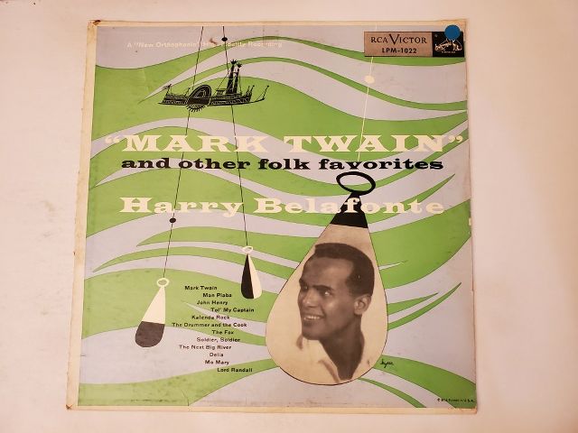 Harry Belafonte Mark Twain and Other Folk Favorites vinyl record
