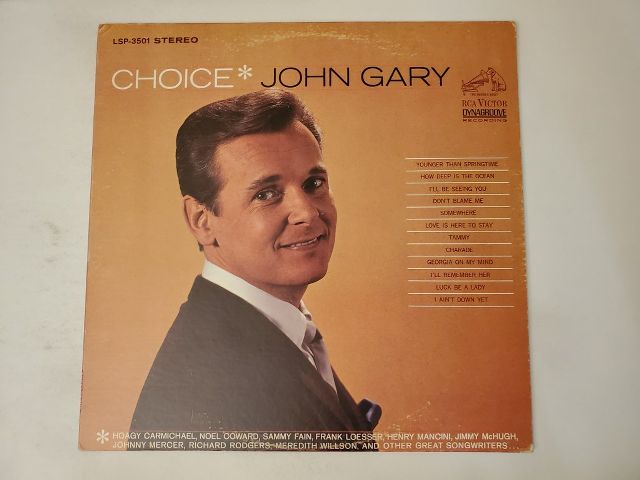 John Gary Choice vinyl record