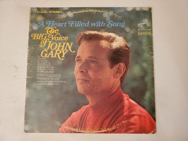 John Gary A Heart Filled with Song vinyl record