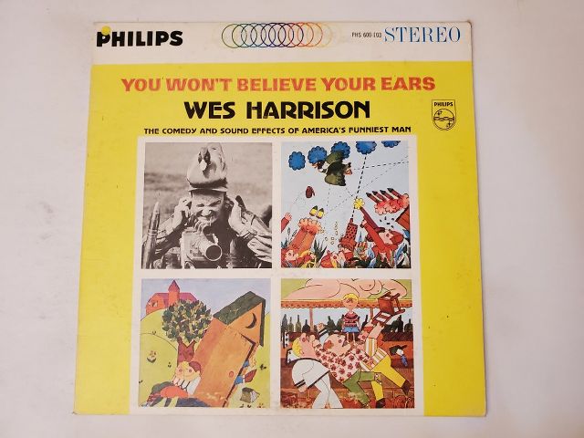 Wes Harrison You Won't Believe Your Ears vinyl record