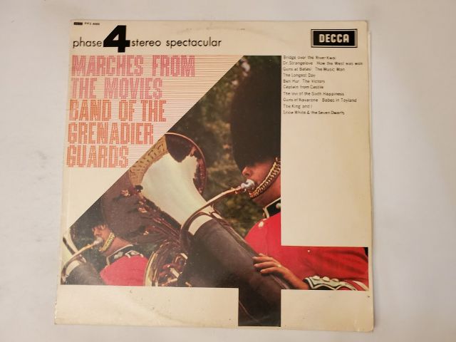 Band of the Grenadier Guards Marches From The Movies vinyl record