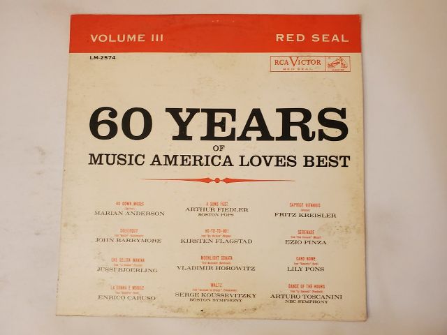 Various Artists 60 Years of Music America Loves Best (Volume III) vinyl record
