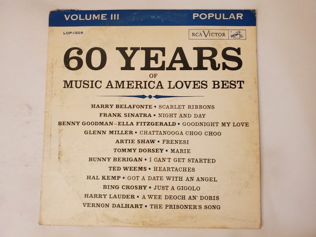 Various Artists 60 Years of Music America Loves Best (Volume III) vinyl record