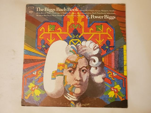 E. Power Biggs The Biggs Bach Book vinyl record
