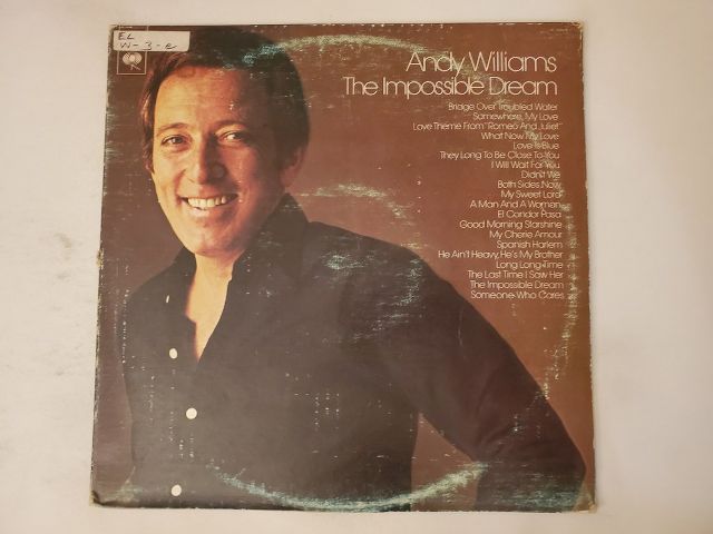 Andy Williams The Impossible Dream vinyl record