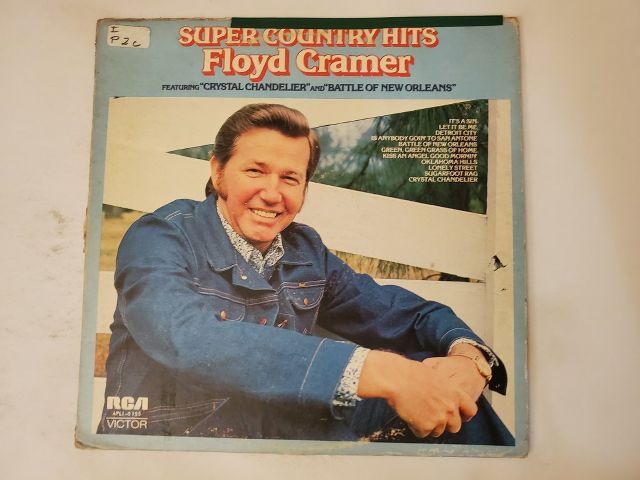Floyd Cramer Super Country Hits vinyl record