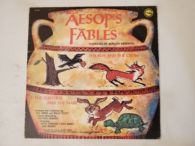 Burgess Meredith Aesop's Fables vinyl record