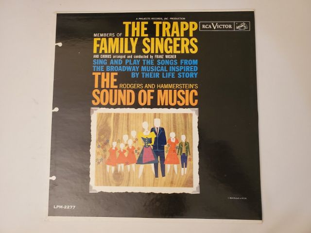 The Trapp Family Singers Sing and Play the Songs from The Sound of Music vinyl record