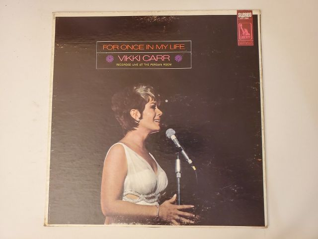 Vikki Carr For Once In My Life vinyl record