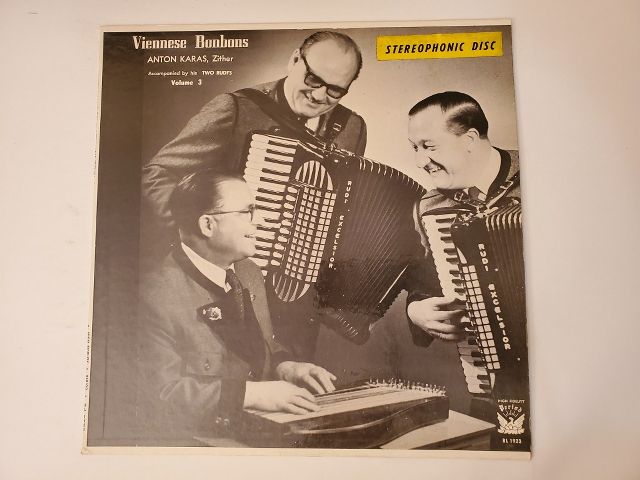 Anton Karas Viennese Bonbons Volume 3 vinyl record
