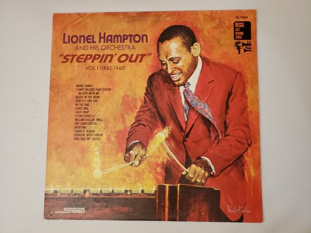 Lionel Hampton and His Orchestra Steppin' Out vinyl record