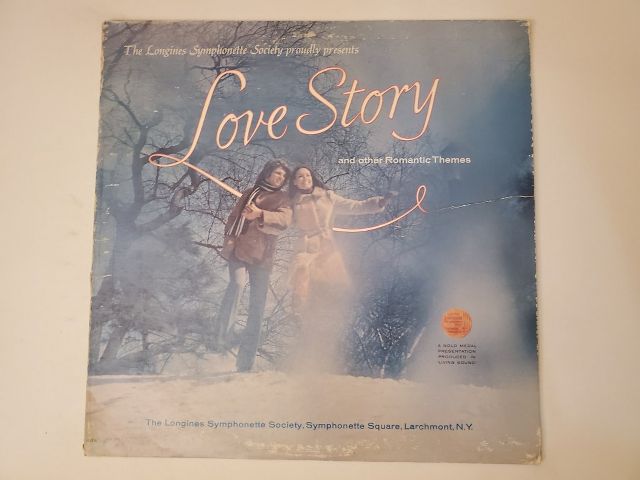 The Longines Symphonette Society Love Story and Other Romantic Themes vinyl record