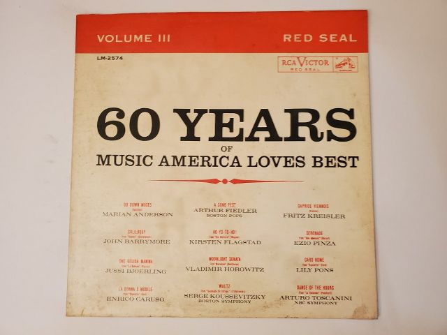 Various Artists 60 Years of Music America Loves Best (Volume III) vinyl record