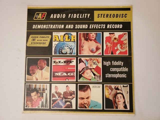 Various Artists Demonstration and Sound Effects Record vinyl record