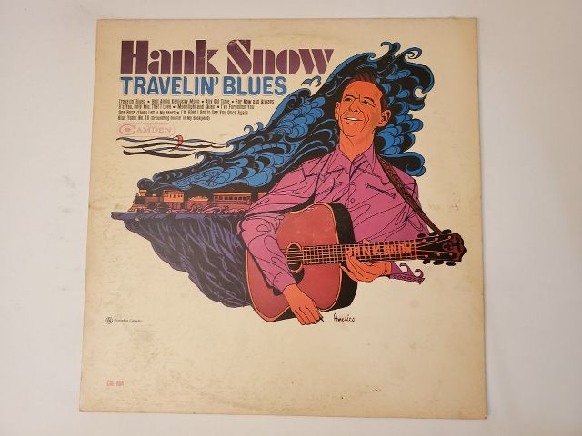 Hank Snow Travelin' Blues vinyl record