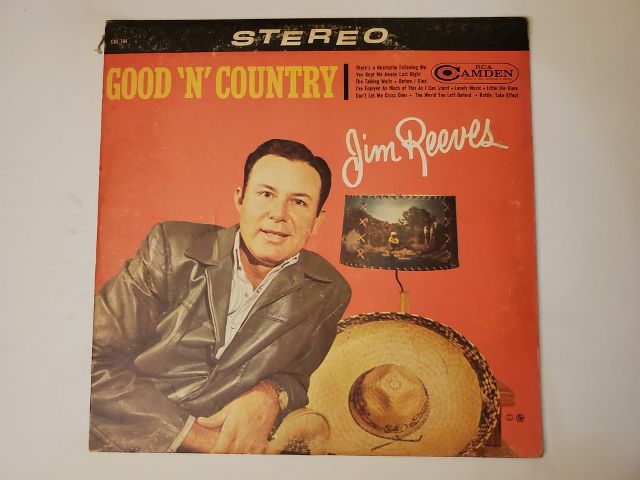 Jim Reeves Good 'n Country vinyl record