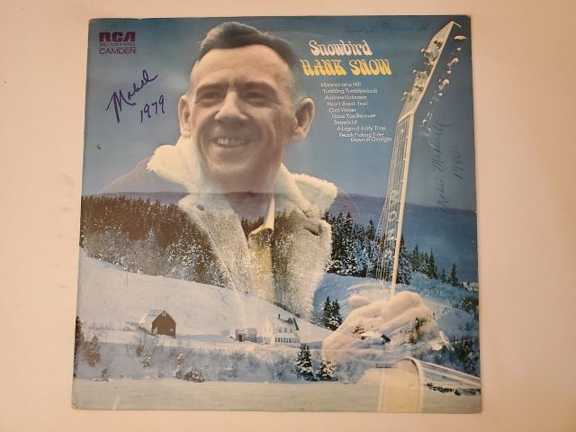 Hank Snow Snowbird vinyl record
