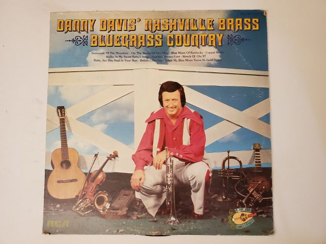 Danny Davis and the Nashville Brass Bluegrass Country vinyl record