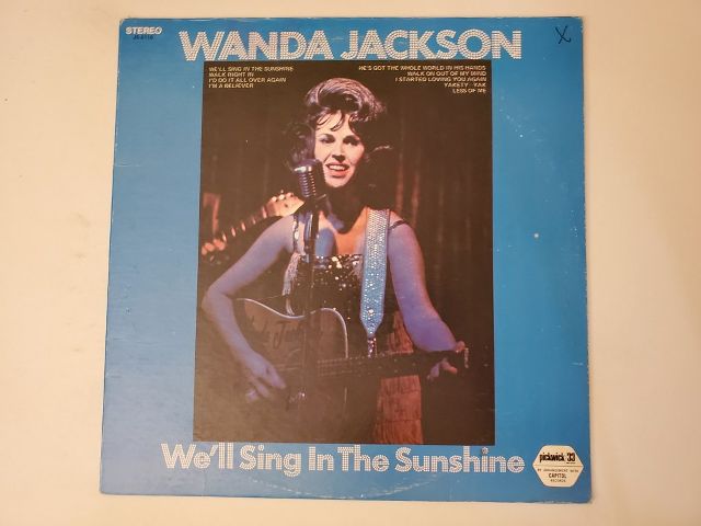 Wanda Jackson We'll Sing in the Sunshine vinyl record