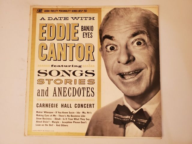 Eddie Cantor A Date with Eddie Cantor vinyl record