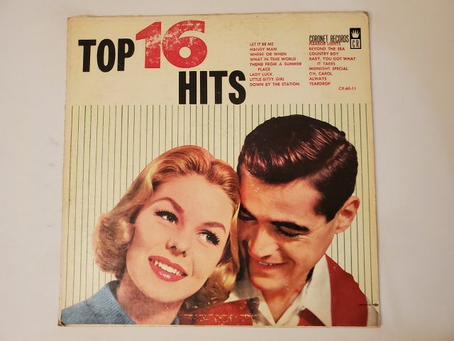 Various Artists 16 Top Hits vinyl record