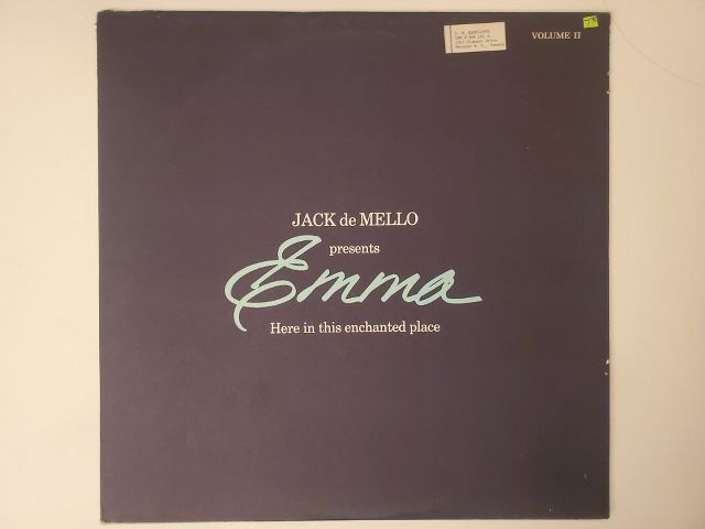 Jack de Mello Emma: Here in this Enchanted Place vinyl record