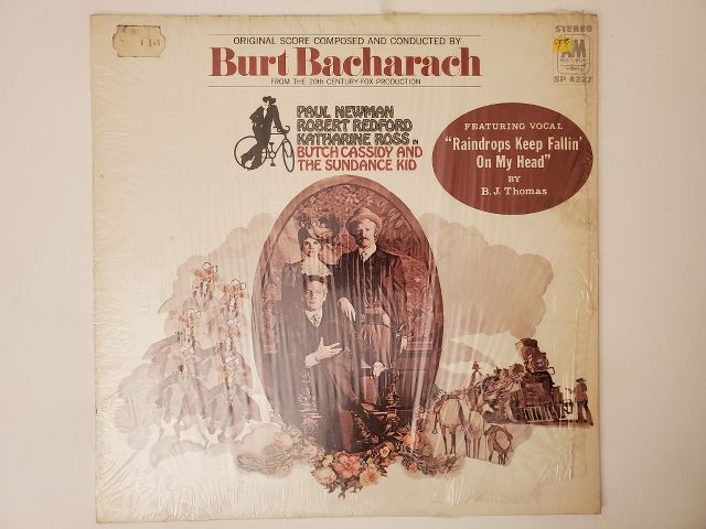Burt Bacharach Butch Cassidy and the Sundance Kid vinyl record