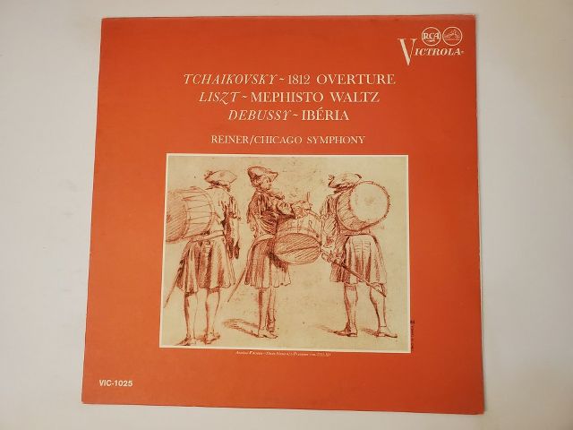 Reiner / Chicago Symphony Tchaikovsky - 1812 Overture / Liszt - Mephisto Waltz / Debussy - Ib?ria vinyl record