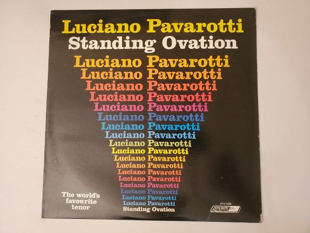 Luciano Pavarotti Standing Ovation vinyl record
