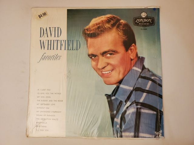 David Whitfield Favorites vinyl record