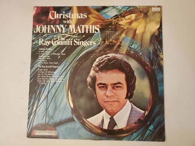 Johnny Mathis, The Ray Conniff Singers Christmas with Johnny Mathis vinyl record