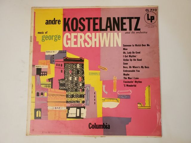 Andre Kostelanetz Music of George Gershwin vinyl record