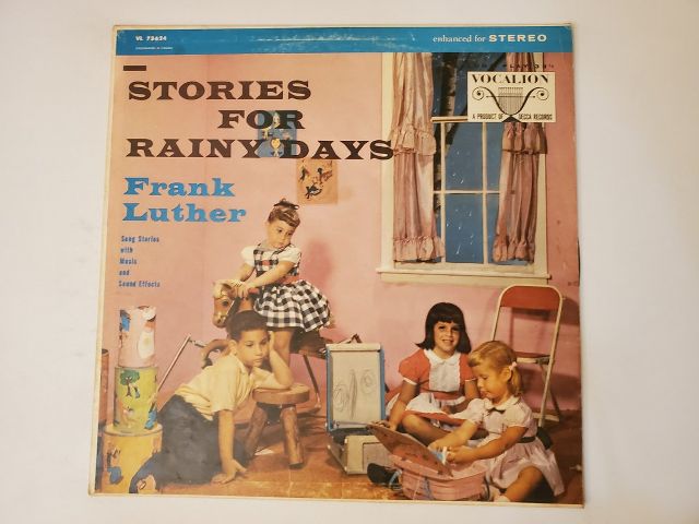 Frank Luther Stories for Rainy Days vinyl record