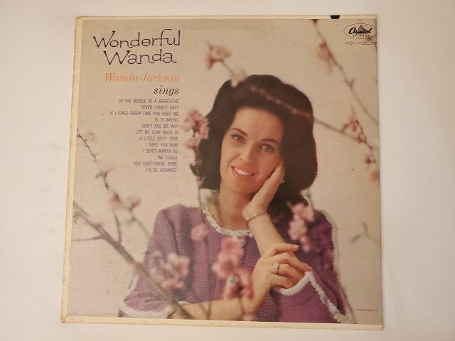 Wanda Jackson Wonderful Wanda vinyl record