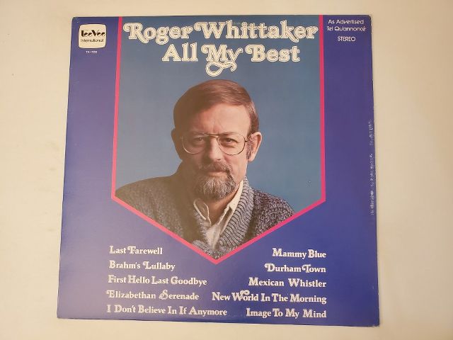 Roger Whittaker All My Best vinyl record