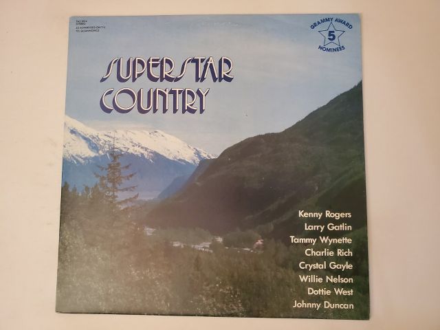 Various Artists Superstar Country vinyl record