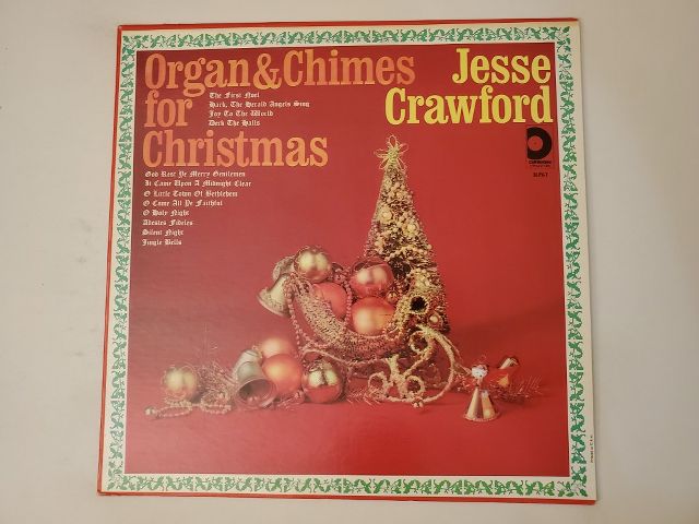 Jesse Crawford Organ & Chimes for Christmas vinyl record